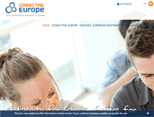 Tablet Screenshot of connectingeurope.es